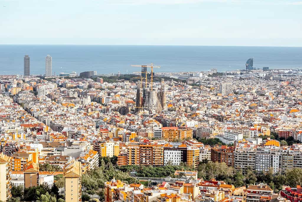 Vue de la ville de Barcelone